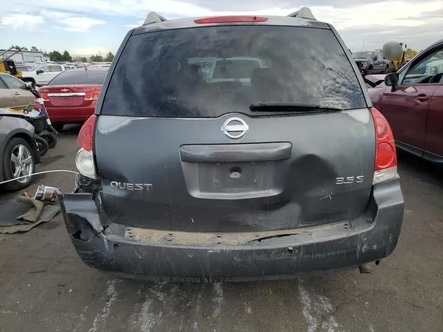 5N1BV28U06N114861 2006 2006 Nissan Quest- S 6