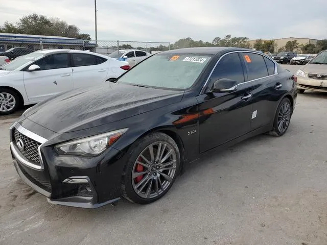 JN1FV7AP3JM460816 2018 2018 Infiniti Q50- Red Sport 400 1