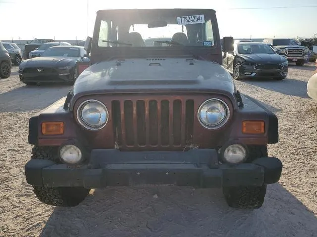 1J4FA49S21P351899 2001 2001 Jeep Wrangler- Sport 5