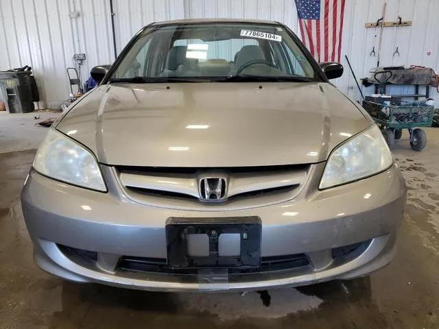 1HGES16504L016732 2004 2004 Honda Civic- LX 5