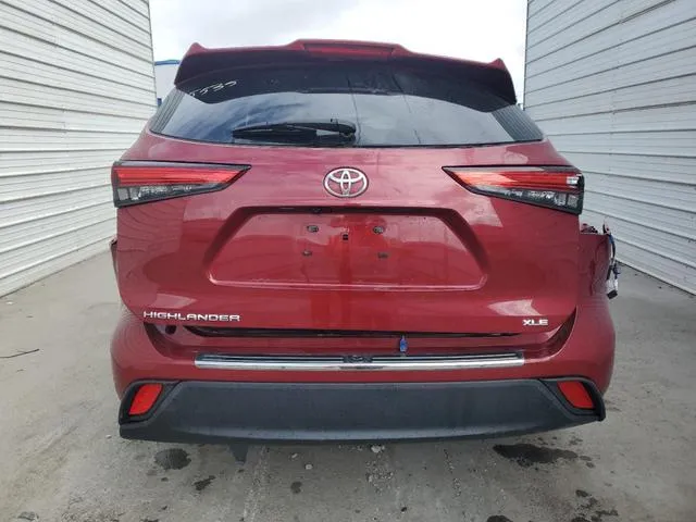 5TDHZRAH8NS135328 2022 2022 Toyota Highlander- Xle 6