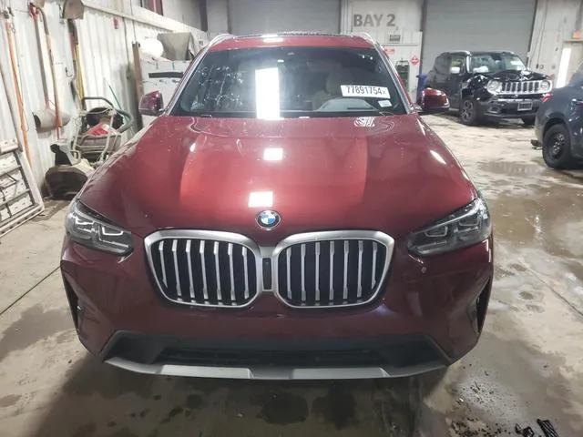 5UX53DP01N9L32072 2022 2022 BMW X3- Xdrive30I 5