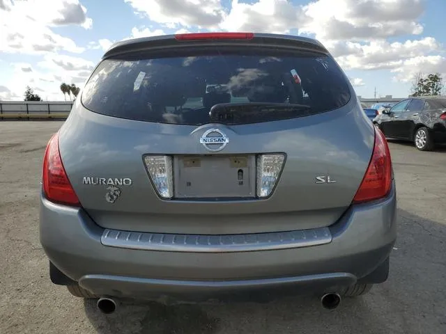 JN8AZ08T66W429582 2006 2006 Nissan Murano- SL 6