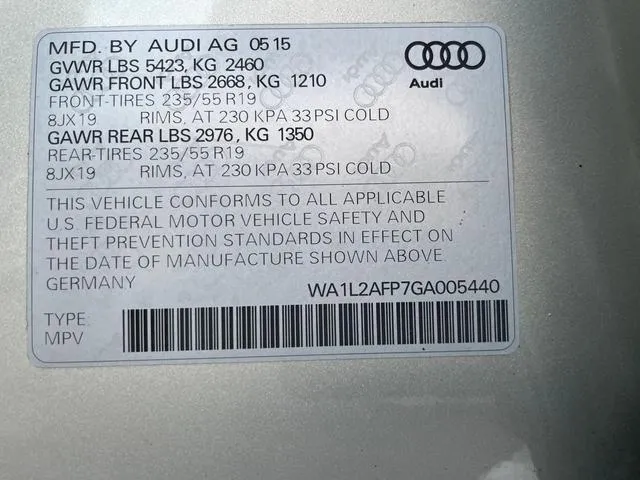 WA1L2AFP7GA005440 2016 2016 Audi Q5- Premium Plus 10