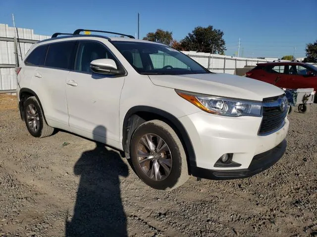 5TDJKRFH8FS184559 2015 2015 Toyota Highlander- Xle 4