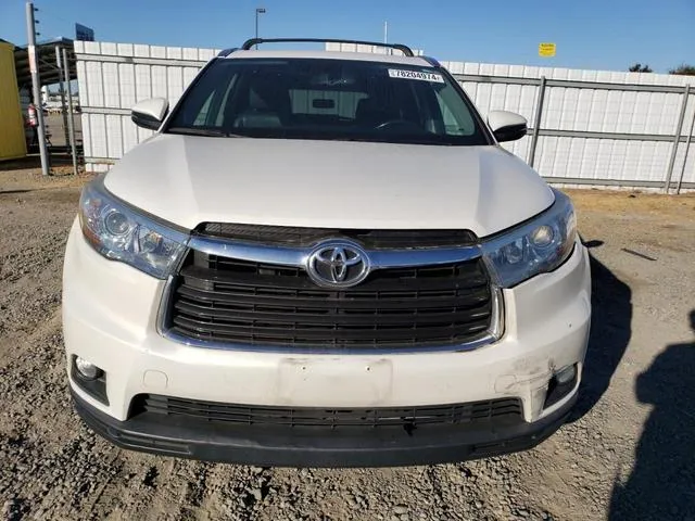 5TDJKRFH8FS184559 2015 2015 Toyota Highlander- Xle 5