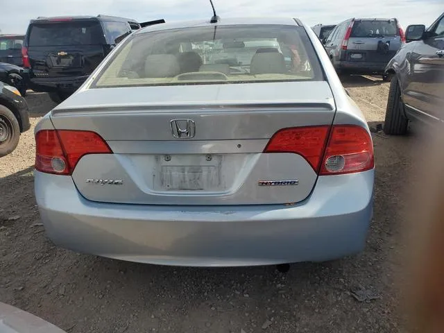 JHMFA36247S013560 2007 2007 Honda Civic- Hybrid 6