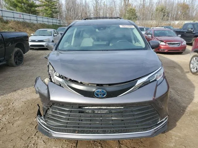 5TDYRKEC2NS095642 2022 2022 Toyota Sienna- Xle 5