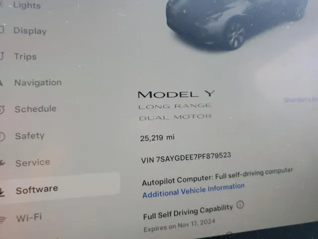 7SAYGDEE7PF879523 2023 2023 Tesla MODEL Y 9