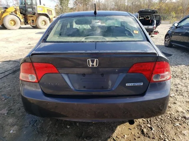 JHMFA36267S012829 2007 2007 Honda Civic- Hybrid 6