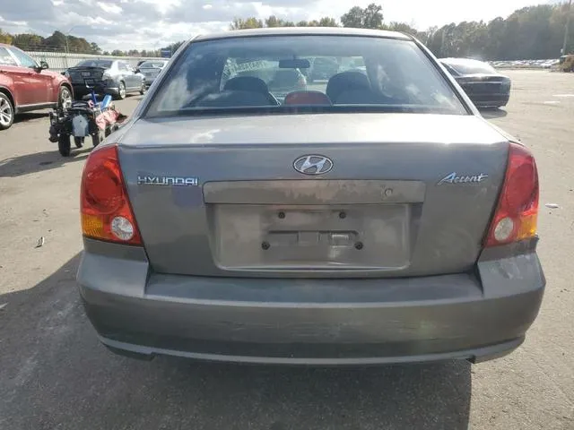 KMHCG45C23U476391 2003 2003 Hyundai Accent- GL 6