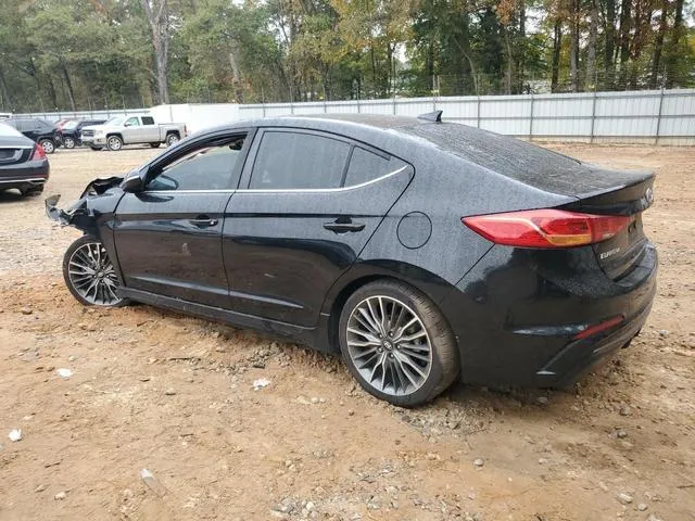 KMHD04LB5JU721538 2018 2018 Hyundai Elantra- Sport 2