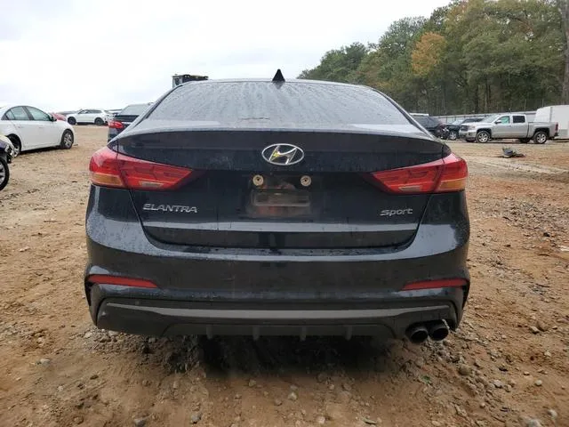 KMHD04LB5JU721538 2018 2018 Hyundai Elantra- Sport 6