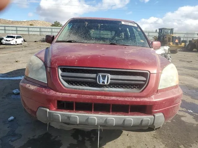 2HKYF18633H600521 2003 2003 Honda Pilot-V6- Exl 5