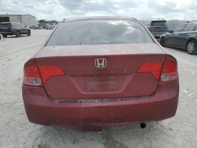 2HGFA16598H534025 2008 2008 Honda Civic- LX 6