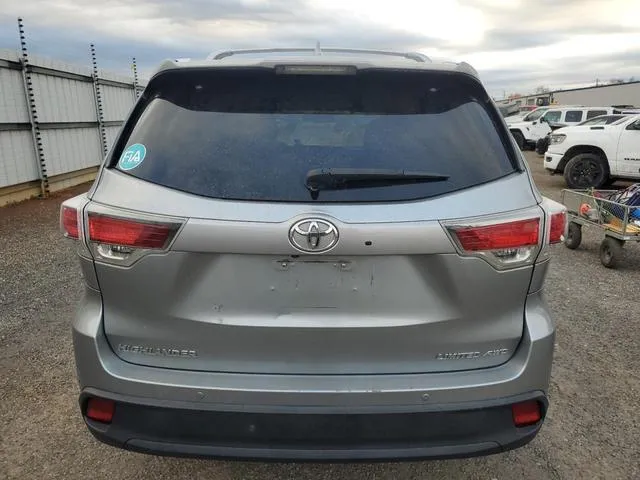 5TDDKRFH8GS249439 2016 2016 Toyota Highlander- Limited 6