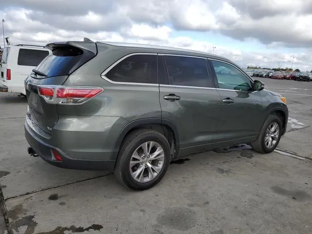 5TDKKRFH6ES020164 2014 2014 Toyota Highlander- Xle 3