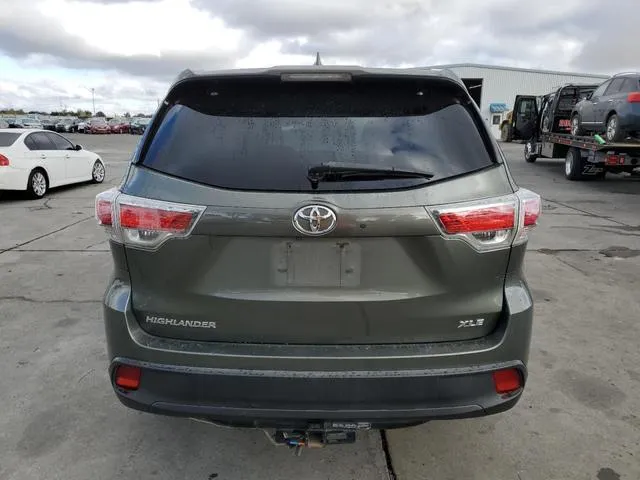 5TDKKRFH6ES020164 2014 2014 Toyota Highlander- Xle 6