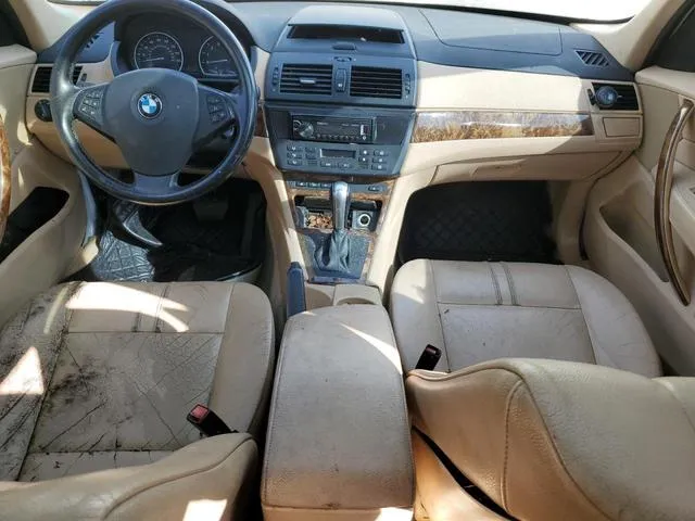 WBXPC93437WJ00449 2007 2007 BMW X3- 3-0SI 8