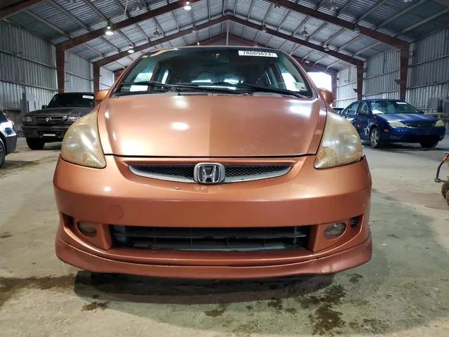 JHMGD386X7S022422 2007 2007 Honda Fit- S 5