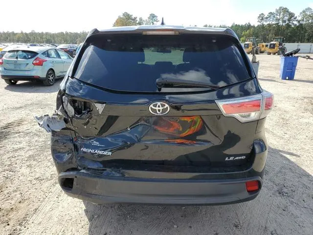 5TDBKRFH7GS350205 2016 2016 Toyota Highlander- LE 6