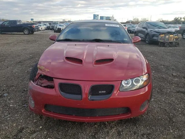 6G2VX12U96L814122 2006 2006 Pontiac GTO 5