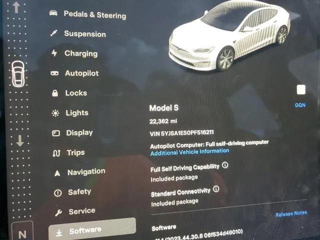 5YJSA1E50PF516211 2023 2023 Tesla MODEL S 9