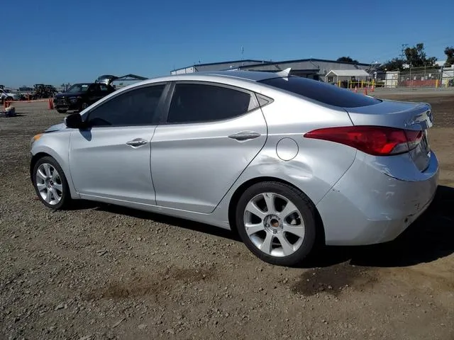 KMHDH4AE0DU867792 2013 2013 Hyundai Elantra- Gls 2