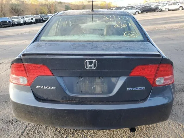 JHMFA36228S025501 2008 2008 Honda Civic- Hybrid 6