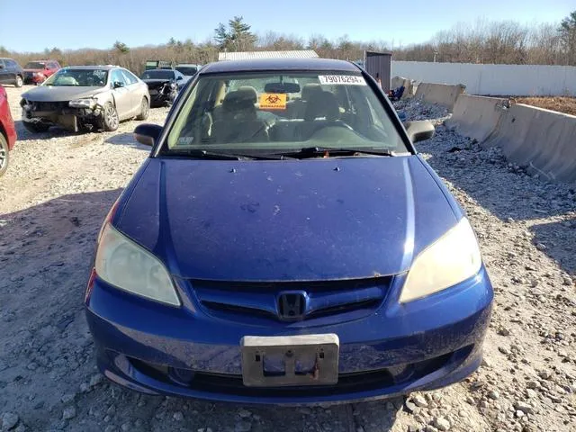 1HGES16374L024115 2004 2004 Honda Civic- Dx Vp 5