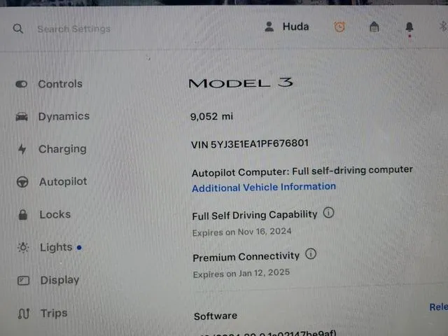 5YJ3E1EA1PF676801 2023 2023 Tesla MODEL 3 9