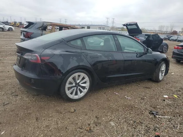 5YJ3E1EA4NF303846 2022 2022 Tesla MODEL 3 3