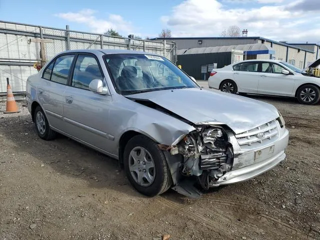 KMHCG45C05U618580 2005 2005 Hyundai Accent- GL 4