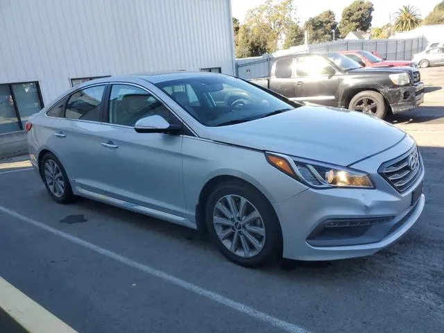 5NPE34AFXHH490324 2017 2017 Hyundai Sonata- Sport 4