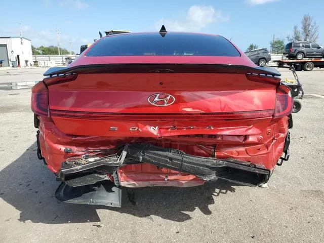 5NPEG4JA7MH113890 2021 2021 Hyundai Sonata- SE 6