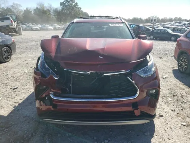 5TDFZRBH4MS136027 2021 2021 Toyota Highlander- Platinum 5