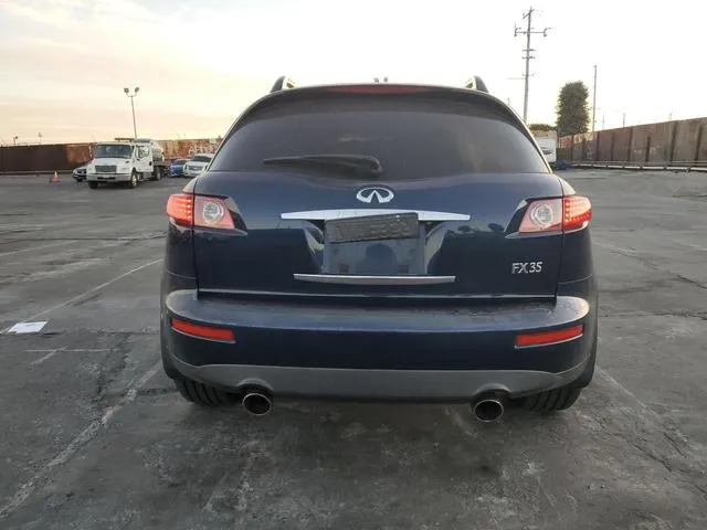 JNRAS08U95X109318 2005 2005 Infiniti FX35 6