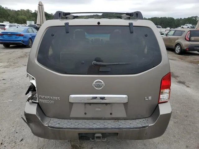 5N1AR18U46C675957 2006 2006 Nissan Pathfinder- LE 6