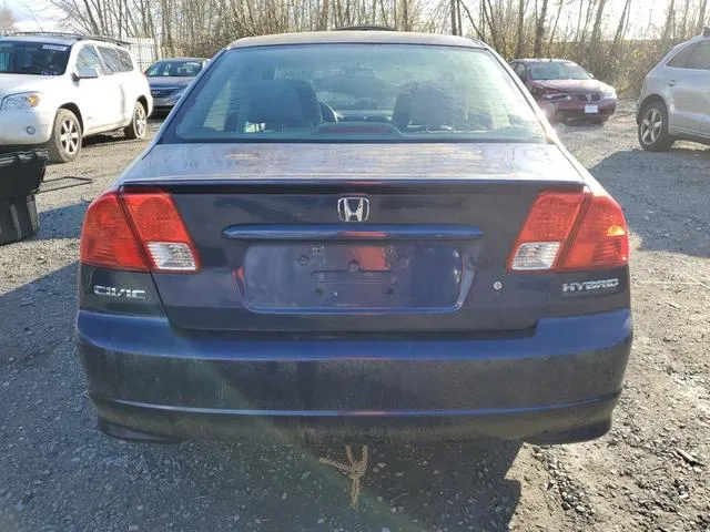 JHMES96665S026712 2005 2005 Honda Civic- Hybrid 6