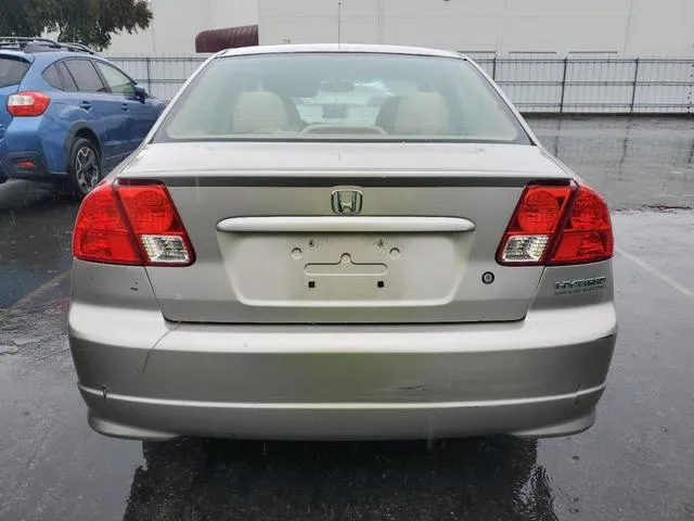 JHMES96614S014157 2004 2004 Honda Civic- Hybrid 6