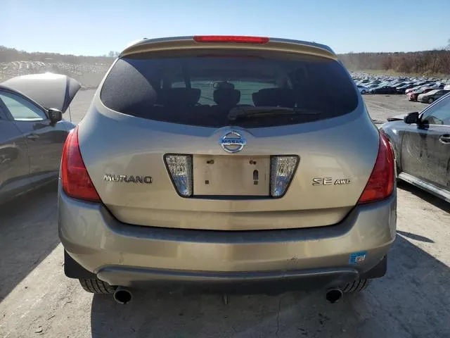 JN8AZ08W45W400686 2005 2005 Nissan Murano- SL 6