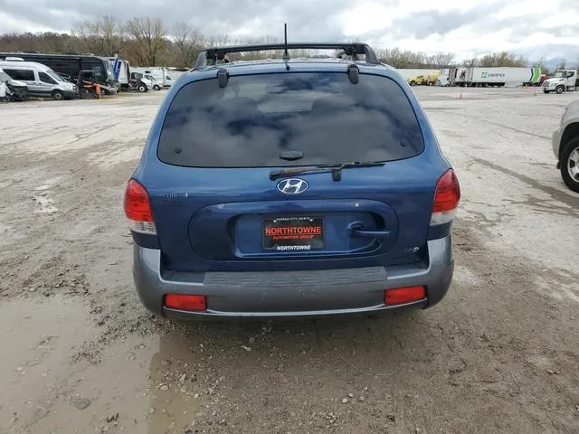 KM8SC73DX6U101860 2006 2006 Hyundai Santa Fe- Gls 6