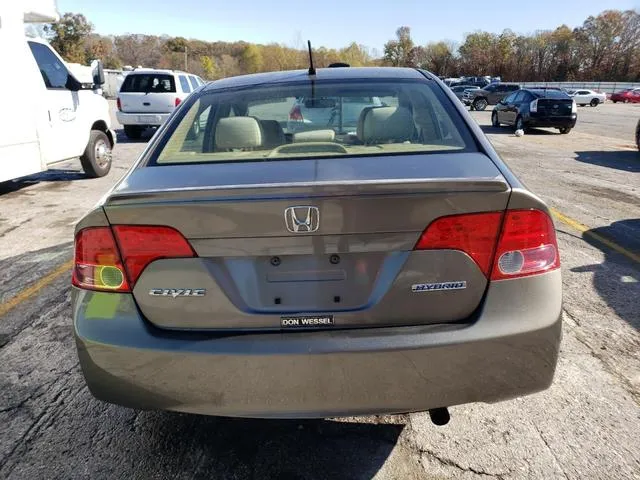 JHMFA362X8S005755 2008 2008 Honda Civic- Hybrid 6