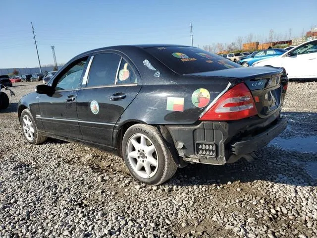 WDBRF61J52E008759 2002 2002 Mercedes-Benz C-Class- 240 2