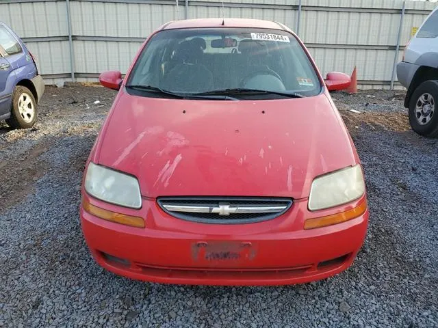 KL1TD62694B275373 2004 2004 Chevrolet Aveo 5