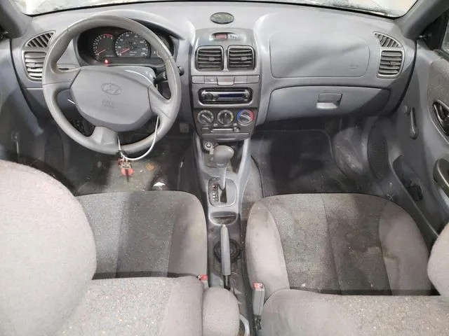 KMHCG45G4YU090520 2000 2000 Hyundai Accent- GL 8