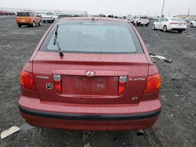 KMHDN55D82U052141 2002 2002 Hyundai Elantra- Gls 6