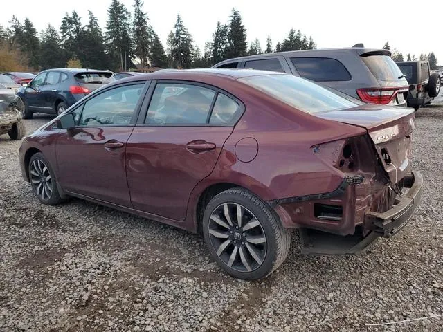 2HGFB2F90FH530092 2015 2015 Honda Civic- Exl 2