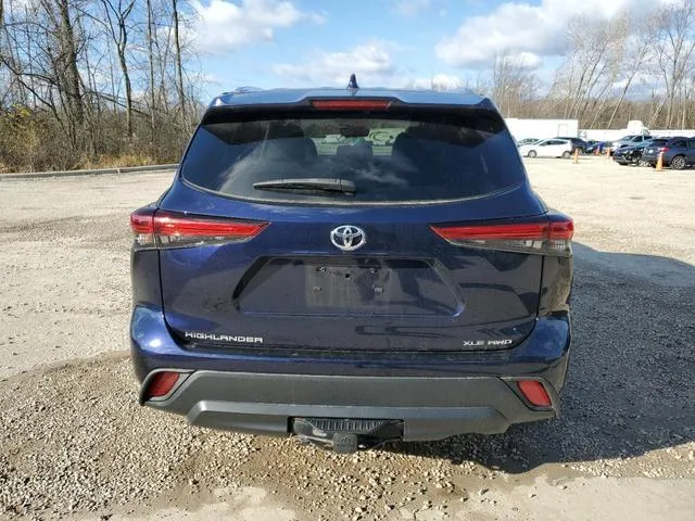 5TDGZRBH6MS533016 2021 2021 Toyota Highlander- Xle 6