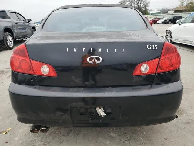 JNKCV51E25M216551 2005 2005 Infiniti G35 6